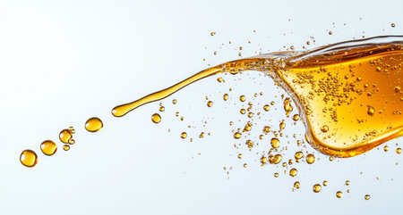 Liquid honey splashes capture the essence of sweetness and fluidity in motion. Generative AIの素材