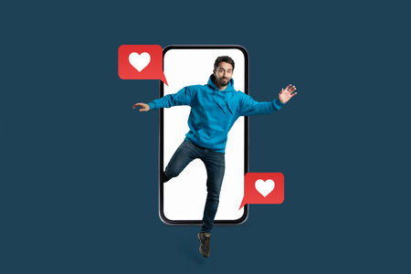 Connecting through technology with messaging and social media love