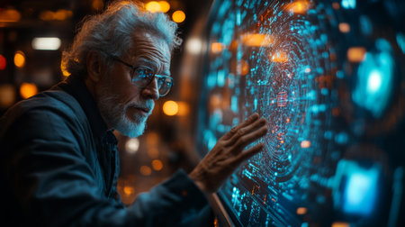 Exploring the complexities of quantum physics through advanced simulation and visualization techniques. Generative AIの素材