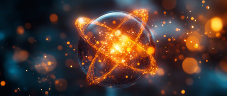 Exploring the complexities of quantum computing through qubits and entanglement. Generative AIの素材
