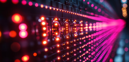 Exploring the colorful world of quantum computing and neural networks in action. Generative AIの素材