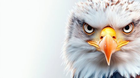 Majestic eagle representing American spirit and natures hunting prowess. Generative AIの素材