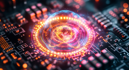 Showcasing quantum computing with qubit entanglement and optimization techniquesの素材