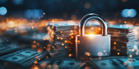 Secure your funds with effective banking privacy measures and lock systems. Generative AIの素材