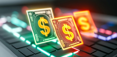 Exploring financial stability and asset growth through digital investments Generative AIの素材