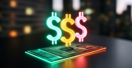 Growing trust in financial assets with a focus on portfolio and stability Generative AIの素材