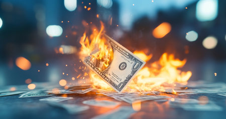Money ignites trust and growth in financial portfolios for stability and assets Generative AIの素材