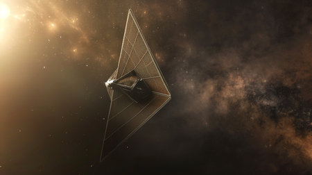 Advanced refinery technology is being utilized for extracting regolith from asteroids in spaceの素材