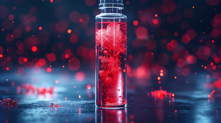 This synthetic blood contains nano compounds designed for medical transfusions and bio applicationsの素材