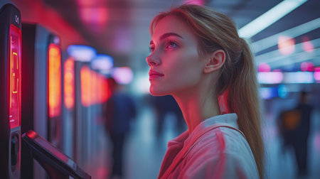 Modern Urban Mobility Solutions Enhance Efficiency and Sustainability in Transportation Systems Promoting Renewable Energy and Automation Generative AIの素材