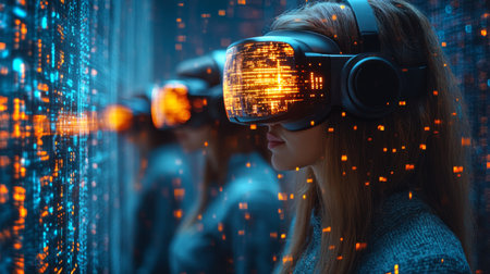 Enhancing Logistics and Transportation Efficiency Through Virtual Reality Technology in a Modern Fulfillment Center Generative AIの素材