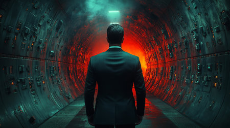 Mobile banking transaction verification in a modern office environment Generative AIの素材