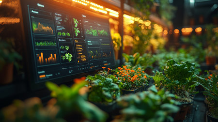 Innovative Sustainable Urban Farming Using Hydroponics Technology for a Greener Future in Smart Cities Generative AIの素材