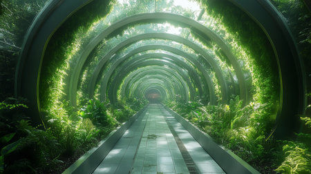 Exploring an Innovative Green Pathway in a Sustainable Urban Farming Ecosystem Designed for a Self Sufficient Future Generative AIの素材