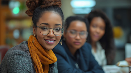 Three officials participate in a constructive dialogue about public policy and regulationsの素材