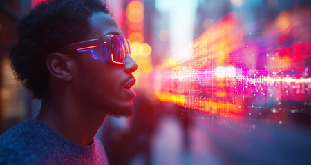 Exploring the intersection of sound and graphics with modern voice control technology Generative AIの素材