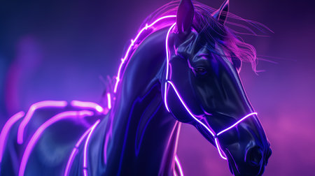 A metallic robotic horse showcases remarkable agility and balance with stunning flips and spinsの素材