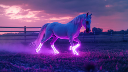 A metallic robot showcases precision tricks while balancing in a captivating circus performanceの素材