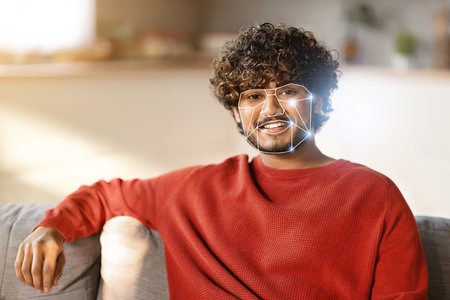 Modern facial recognition technology enhances identification in daily life