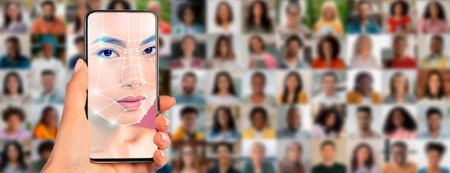 Modern technology enables face recognition and identification with smartphone