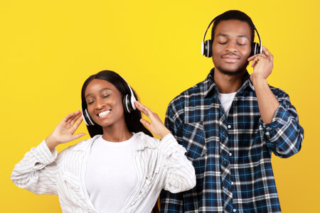 Favorite music during covid-19 lockdown at homeの写真素材