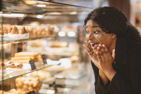 Low prices for sweets and cakes in modern groceryの写真素材
