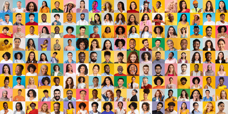 Vibrant portraits of diverse individuals and their cultures