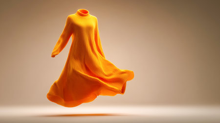 Colorful drapery in motion showcasing soft fabric and vibrant texture Generative AIの素材