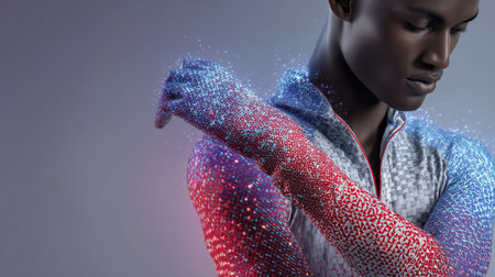 Fabric connections explore vibrant colors and future changes in design Generative AIの素材