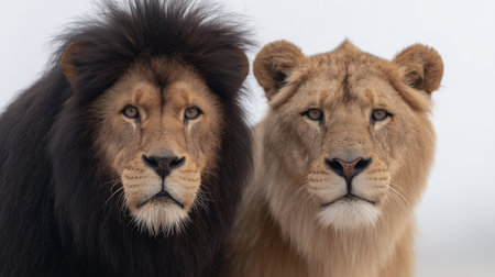 Showcasing extinct species, including Barbary and Cape lions, emphasizing their unique traitsの素材