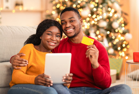 Online shopping and seasonal sales during covid-19 quarantineの写真素材