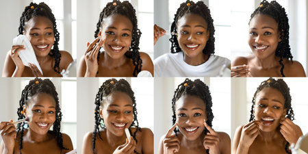 Skincare pampering routine at home for healthy glowing skin