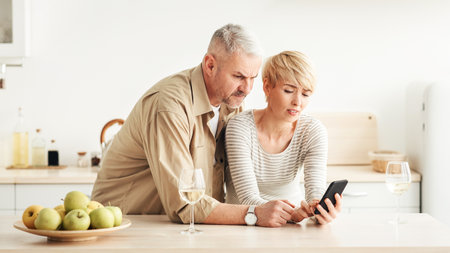 Problems with gadget, bad news online and negative emotionsの写真素材