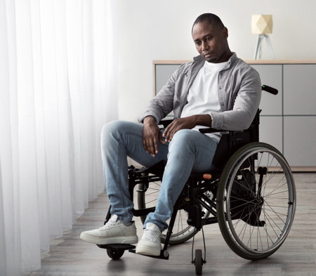 Relationship, difficulties after injury and health problemsの写真素材