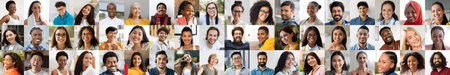 Joyful portraits showcase a diverse community of smiling individuals