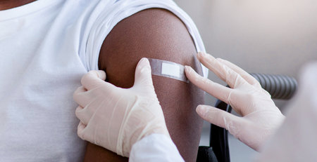 Vaccination of risk group, health care and prevention of covid-19 virus at home