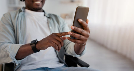 Audio app, gadgets at home, relax at home and enjoy music