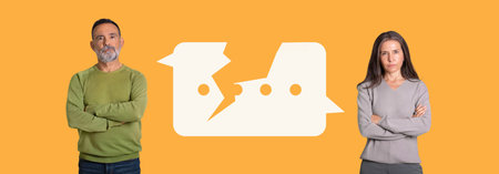 Collection of Diverse Facial Expressions in a Colorful Collage Set for Emotional Explorationの写真素材