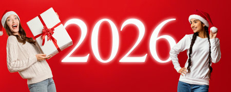 Collage of People Celebrating Holidays With Gifts and Festive Spirit for the Year 2026