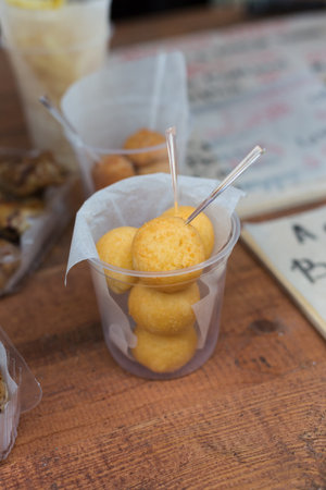 Fried cheese balls