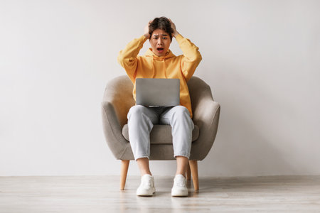 Male Freelancer Experiences Stress While Facing Deadline Issues at Work From Home