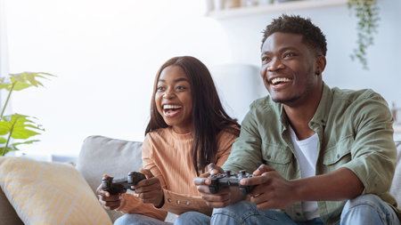 Friends Enjoying a Gaming Session at Home During a Relaxed Afternoon