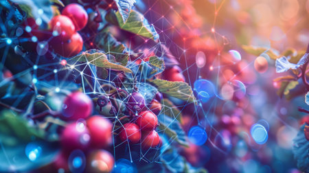 Cluster of Berries Close Togetherの素材