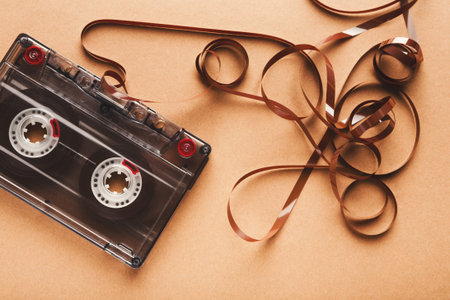 Collection of Audio Cassette Tapes and Film Strips for Nostalgic Memories and Creative Projects