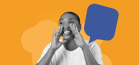 Collage of Joyful Expressions and Communication Ideas From Different People in Various Settings