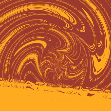 Solar flare - The eruption on the Sun or on other  the stars. The elements swirling in turbulence.の写真素材