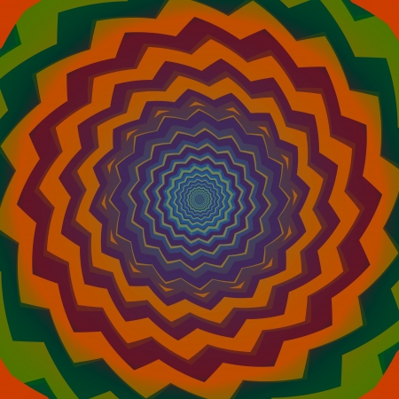 Color tunnel - The flower in the picture gives the impression the tunnel,that penetrating to unknown afar.の写真素材