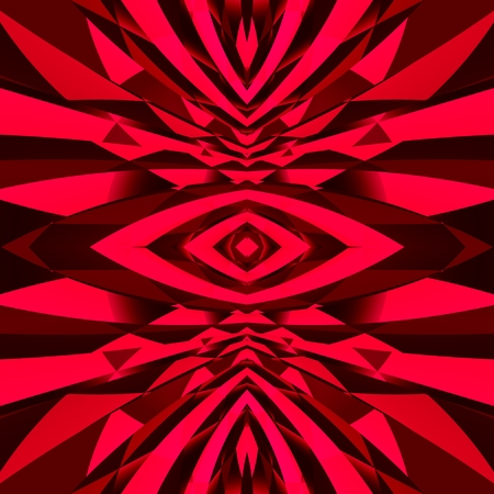 Red the eye - The rhombus consisting in the centre of the picture, is in shape similar eye.の写真素材