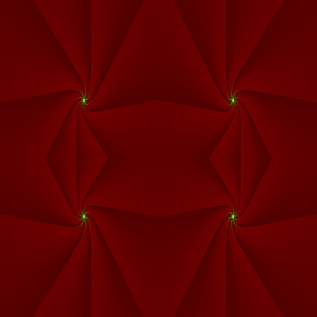 The folds - The curved surfaces of the red color, which are composed to shape of the cross.の写真素材