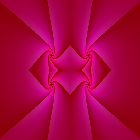 The pink buckle - Middle of the picture is somewhat like \"buckle\", that linking the curved surfaces of the mosaic.の写真素材